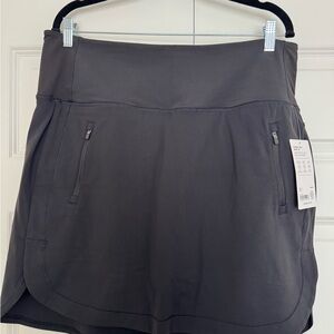 Athleta Fairway 18” Black Golf Skort with Pockets BRAND NEW